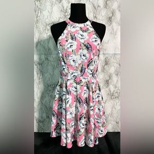 Hollister Pink Women’s Floral Dress